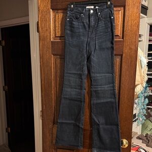 Good American Dark Indigo Flare Jeans